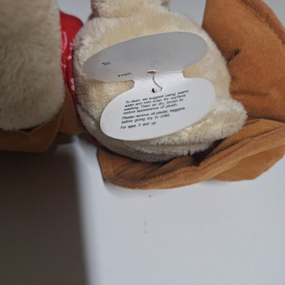 2003 Wishpets Amigo Cowboy Teddy Bear Plush Fringed Hat & Vest W/Tags Vintage - Picture 7 of 7